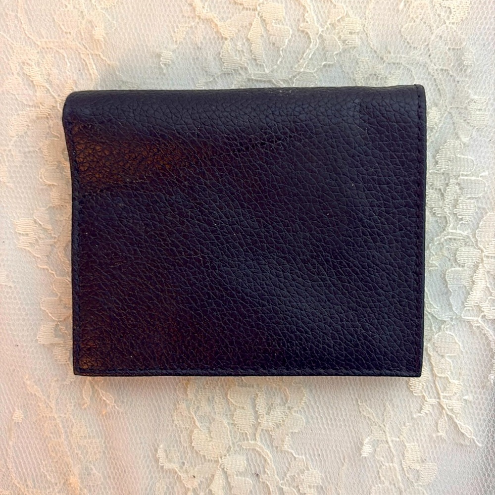Men’s Black Suede Leather Wallet